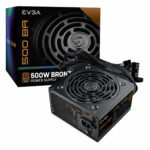 POWER SUPPLY EVGA 500 BR, 80+ BRONZE