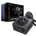POWER SUPPLY EVGA 600 BR, 80+ BRONZE, SEMI MODULAR