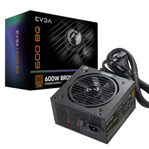 POWER SUPPLY EVGA 600 BR, 80+ BRONZE, SEMI MODULAR