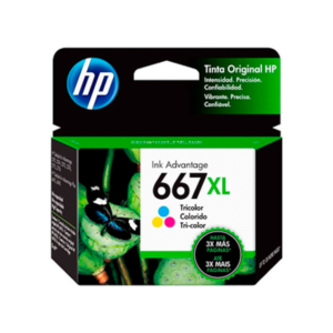 CARTUCHO HP 667XL - 3YM80AL - COLOR - 8ML
