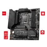 MB MSI MSI MAG B660M MORTAR DDR4 LGA 1700 MATX, COMPATIBLE CON 12VA GEN.