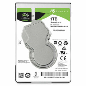 DISCO DURO 1TB SEAGATE 2.5" LAPTOP, SATA 6.0GB/S 5400RPM/128MB.