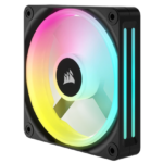 ABANICO CORSAIR ICUE QX120 RGB MAGNETICO PARA CASE 120MM, SE INTERCONECTAN ENTRE SI, LUCES EN LOS LADOS, NEGRO (CO-9051001-WW)