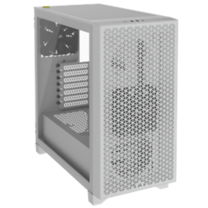 CASE CORSAIR 3000D AIRFLOW, MID TOWER, WHITE, 7 EXPANSION SLOT, 2X 2.5", 2X 3.5", TAPA DE CRISTAL TEMPLADO, SOPORTA 3 ABANICOS 120MM FRONTAL, 2 120MM EN EL TOPE, 2 120MM ABAJO, 1 120MM ATRAS, PUERTOS 2X USB 3.2 GEN1, HEADPHONE/MIC COMBO 3.5" (CC-9011252-WW)