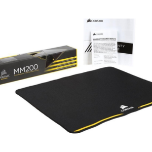 MOUSE PAD CORSAIR GAMING MM200 MEDIUM, TELA, (360MM X 300MM X 3MM), NEGRO (CH-9000099-WW)