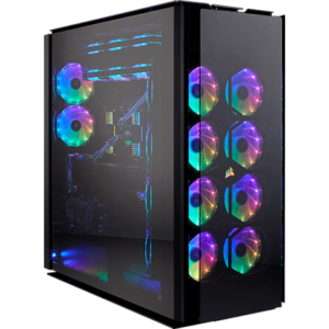 CASE CORSAIR OBSIDIAN 1000D, SUPER TOWER, NEGRO, USB 3.0 X4, USB C X2, HEADPHONE X1 / MIC X1, 10 EXPANSION SLOT, 6X 2.5", 5X 3.5", PANEL LATERAL Y FRENTE EN CRISTAL TEMPLADO, (CC-9011148-WW)