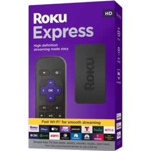 ROKU EXPRESS - HD 2022 STREAMING - PUERTO HDMI HIGH SPEED PARA CONVERTIR TV NORMAL EN SMART TV, CONTROL REMOTO (3960R)