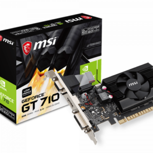 TARJETA DE VIDEO MSI GEFORCE GT 710 2GB DDR3 PCI EXPRESS 2.0 LOW PROFILE GT 710 2GD3 LPV2