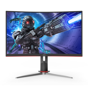 MONITOR AOC 27", GAMING CURVO 1920X1080 165HZ, 1 VGA / 2 HDMI 1.4 / DP 1.2 (+ CABLE) AURICULAR3.5MM (C27G2)