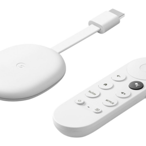 CHROMECAST GOOGLE 4TA. GENERACIÓN GOOGLE 1080P | HDMI | WI-FI AC DUAL BAND | TRASMISOR REPLICA SEÑAL DE VIDEOTRANSMISOR MULTIMEDIA | CABLE HDMI |ALIMENTACIÓN DE CORRIENTE MICRO USB (GA03131-US)