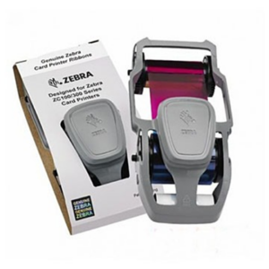 CINTA PARA IMPRESORA ZEBRA ZC100 & ZC300, COLOR YMCKO, RENDIMIENTO DE 200 IMPRESIONES A COLOR POR ROLLO. (800300-250LA)