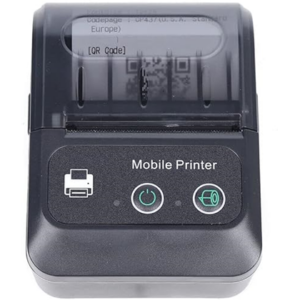 IMPRESORA DE RECIBO PORTATIL MARCA AGILER PR5000UBT (58MM) 2", TERMICA DIRECTA, INTERFAZ: USB, BLUETOOTH (ANDROID & IOS), 203DPI, VELOCIDAD 250MM/S, CORTADOR, PUERTO RJ11-6P6C PARA CAJA REGISTRADORA.