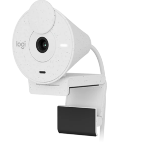 CAMARA WEB LOGITECH BRIO 300 COLOR BLANCO, FHD HASTA 1080P 30FPS
