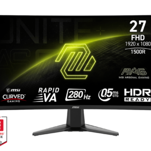 MONITOR GAMING MSI CURVO MAG 27C6X, 27" 280HZ