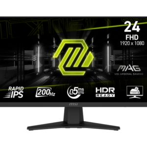MONITOR MSI MAG GAMING 244F 24" FLAT 200 HZ