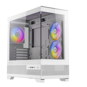 CASE GAMING ANTEC MICRO-TOWER. COLOR BLANCO