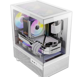 CASE GAMING ANTEC MICRO-TOWER. COLOR BLANCO.