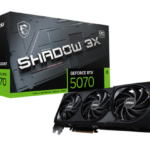 TARJETA DE VIDEO MSI GEFORCE RTX 5070 SHADOW 3X OC
