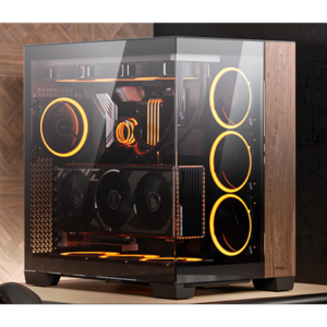 CASE GAMING ANTEC C8 WOOD CONSTELLATION SERIES DUAL CHAMBER MID-TOWER. COLOR NEGRO.