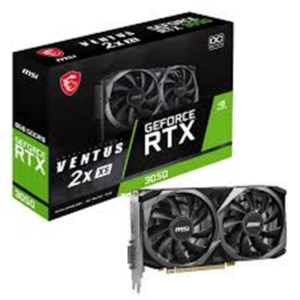 TARJETA DE VIDEO MSI GEFORCE RTX™ 3050 VENTUS 2X XS 8G OC GDDR6 PCI EXPRESS