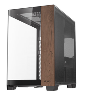 CASE GAMING ANTEC C8 CURVE WOOD CONSTELLATION SERIES DUAL CHAMBER MID-TOWER. COLOR NEGRO