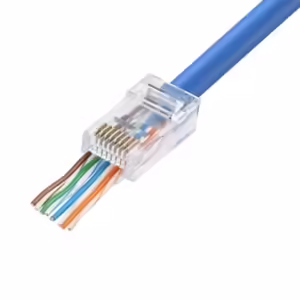 CONECTORES RJ45 PASS THROUGH CAT6