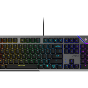 TECLADO MSI STRIKE 600 SILENT US, GAMING, SWITCHES MECANICOS SILENCIOSOS