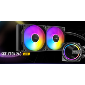 ABANICO PARA CPU ANTEC SKELETON-240 ARGB (LIQUID COOLING) 240MM