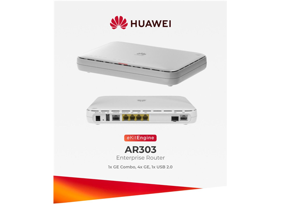 ROUTER EMPRESARIAL HUAWEI COMPACTO QUE COMBINA FUNCIONES DE ENRUTAMIENTO