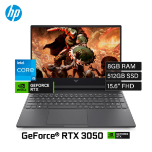 LAPTOP HP VICTUS 15-FA2013 GAMING 15.6" FHD 144HZ, I5-13420H, 8GB RAM, 512GB SSD