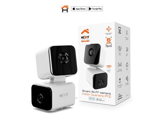 CAMARA DE VIGILANCIA NEXXT CON DOBLE LENTE 2K WIFI AC, 2K, PTZ